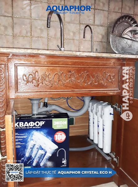Máy Lọc Nước AQUAPHOR CRYSTAL ECO H lắp đặt tại Hera Hải Phòng