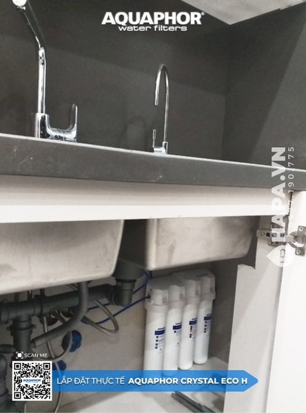 Máy Lọc Nước AQUAPHOR CRYSTAL ECO H lắp đặt tại Lumi Hanoi