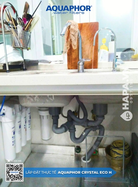 Máy Lọc Nước AQUAPHOR CRYSTAL ECO H lắp đặt tại Monarchy Đà Nẵng