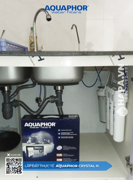 Máy Lọc Nước AQUAPHOR CRYSTAL H lắp đặt tại Commerce, Hải Phòng