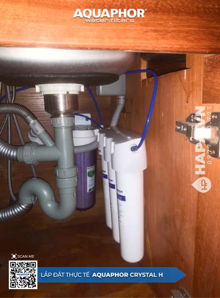 Máy Lọc Nước AQUAPHOR CRYSTAL H lắp đặt tại Saigon Royal, Quận 4