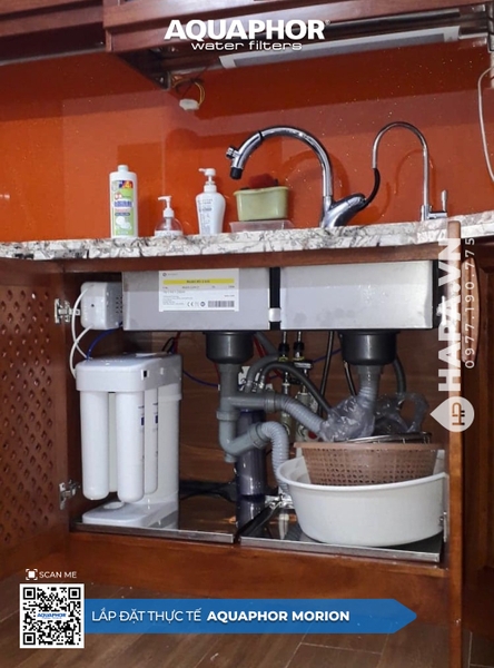 Máy Lọc Nước AQUAPHOR MORION lắp đặt tại Hồng Bàng, Hải Phòng