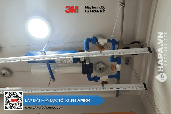 Máy Lọc Nước Đầu Nguồn 3M AP904 lắp đặt tại Topaz Home 2, Quận 9