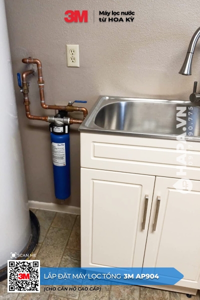 Máy Lọc Nước Đầu Nguồn 3M AP904 lắp đặt tại Đà Nẵng Plaza, Đà Nẵng