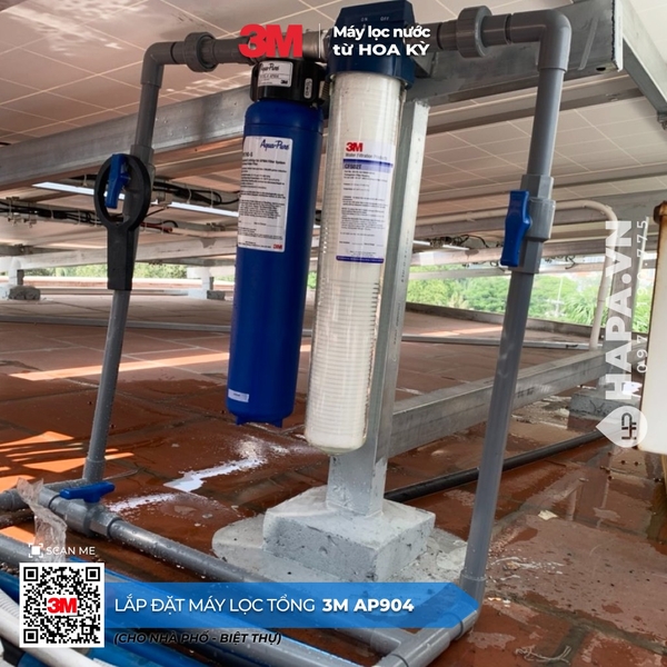 Máy Lọc Nước Đầu Nguồn 3M AP904 lắp đặt tại Maison Villa, TP. HCM