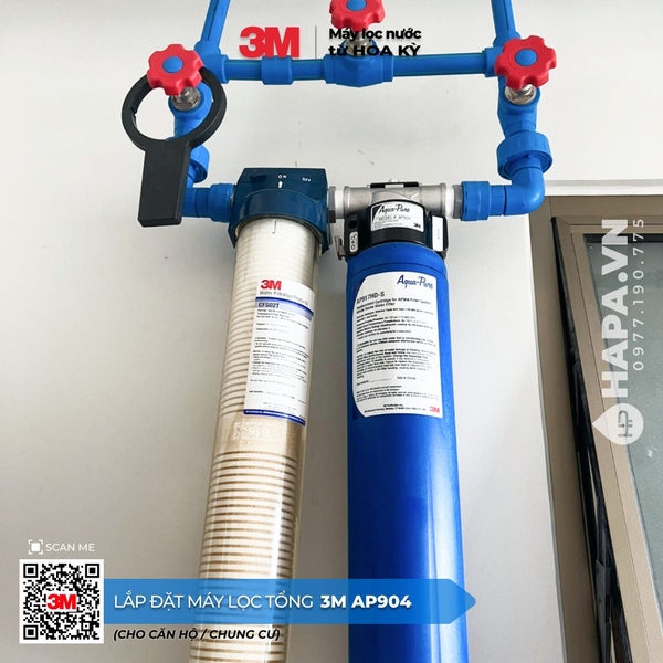 Máy Lọc Nước Đầu Nguồn 3M AP904 lắp đặt tại Royal City, Hà Nội