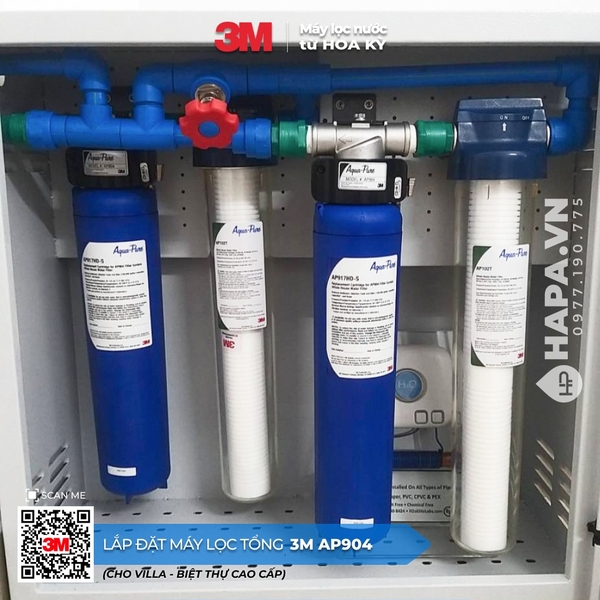 Máy Lọc Nước Đầu Nguồn 3M AP904 lắp đặt tại Sarimi Sala, Quận 2, HCM