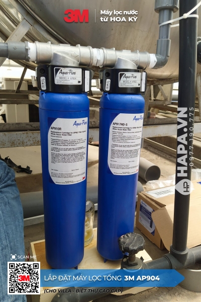 Máy Lọc Nước Đầu Nguồn 3M AP904 lắp đặt tại Zeit River, TP. Thủ Đức