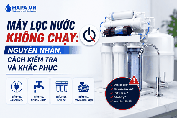 Máy Lọc Nước Không Chạy: Nguyên Nhân, Cách Kiểm Tra Và Khắc Phục