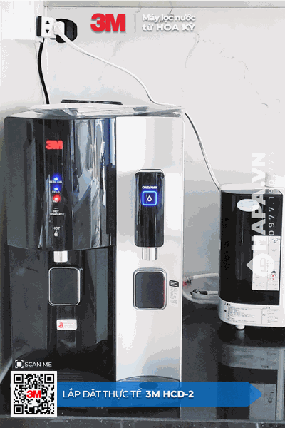 Máy Lọc Nước Nóng Lạnh Để Bàn 3M HCD-2 lắp đặt tại Bigemco, Quận 11