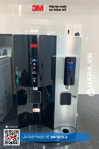 Máy Lọc Nước Nóng Lạnh Để Bàn 3M HCD-2 lắp đặt tại Quận 7, TP. HCM
