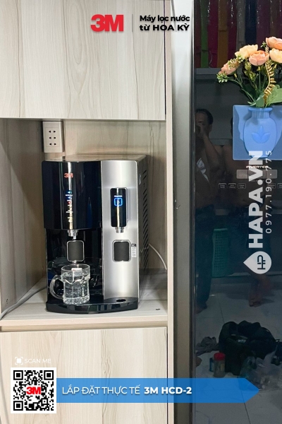 Máy Lọc Nước Nóng Lạnh Để Bàn 3M HCD-2 lắp đặt tại Xi Grand, Quận 10