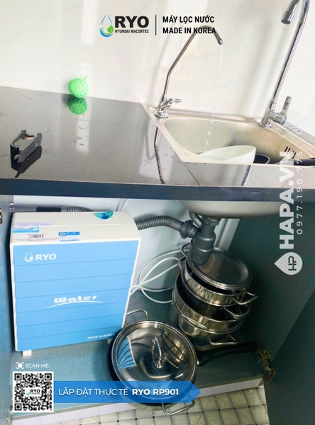 Máy Lọc Nước UF RYO Hyundai RP901 lắp đặt tại 4S Linh Đông, Thủ Đức