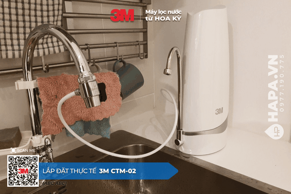 Máy Lọc Nước Để Bàn 3M CTM-02 lắp đặt tại Sky Garden 2, Quận 7