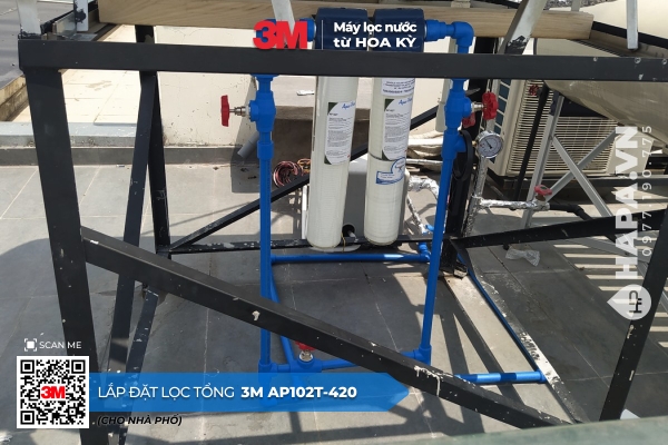 Máy Lọc Nước Đầu Nguồn 3M AP102T-420 lắp đặt tại Ecopark, Hà Nội