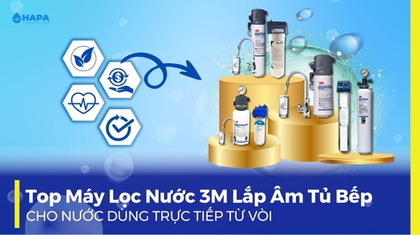 Top Máy Lọc Nước 3M Lắp Âm Tủ Bếp Cho Nước Dùng Trực Tiếp Từ Vòi