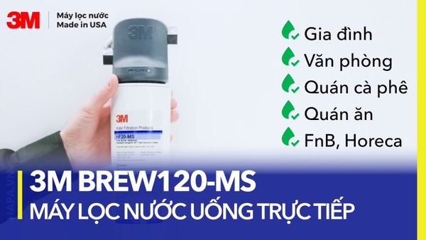 Máy Lọc Nước 3M BREW120-MS: Bí Mật Cho Cuộc Sống Tiện Lợi