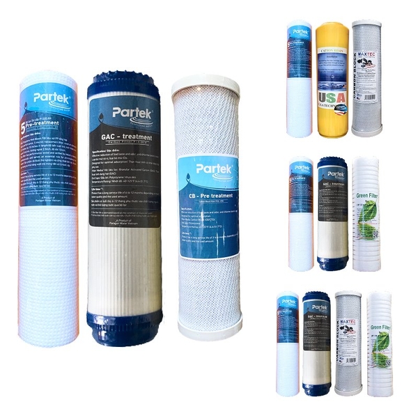 Lõi Lọc Nước Số 1 2 3 Cao Cấp PARTEK Cao Cấp - Hàng Nhập Khẩu