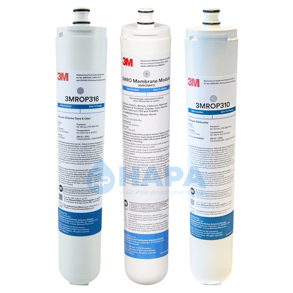 Lõi Lọc Nước 3M ROP316, ROP310, ROM413 Thay Cho RO301 - Nhập Khẩu 3M Mỹ