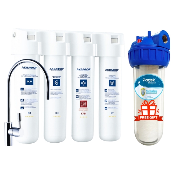 Máy Lọc Nước AQUAPHOR CRYSTAL ECO H Nano Aqualen™ - Nhập Khẩu Châu Âu