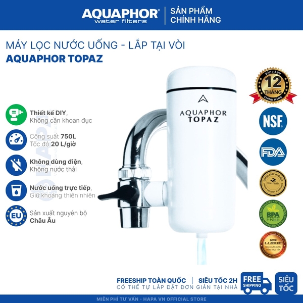 Máy Lọc Nước Uống Tại Vòi AQUAPHOR TOPAZ