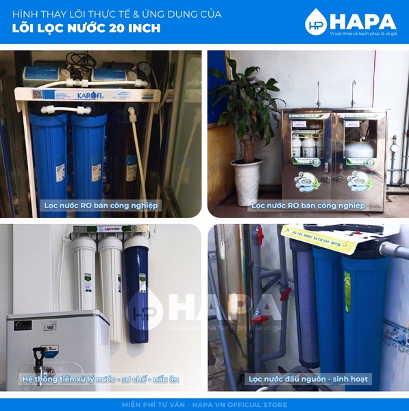 Lõi Lọc Nước PP Plus Sediment Filter 20 inch AQUA - Dùng Cho Mọi Dòng Máy
