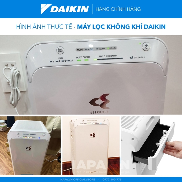 Máy Lọc Không Khí DAIKIN MC40UVM6-7 Công nghệ STREAMER, Dưới 31m²