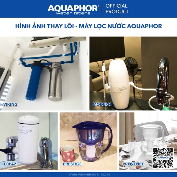 Bộ Lõi Lọc Nước AQUAPHOR Thay Thế Full Models - Nhập Khẩu Châu Âu
