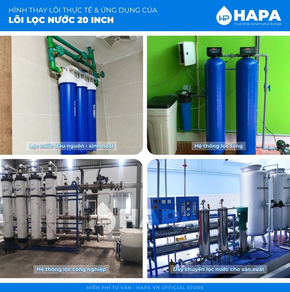 Lõi Lọc Nước Số 2 RESIN CATION FILTER - Lõi Lọc Nước Số 2 Hạt Resin Làm Mềm Nước