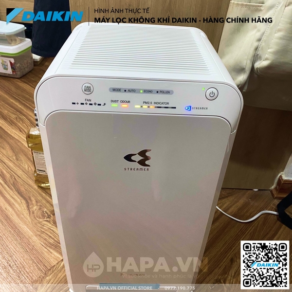 Máy Lọc Không Khí DAIKIN MC40UVM6-7 Công nghệ STREAMER, Dưới 31m²