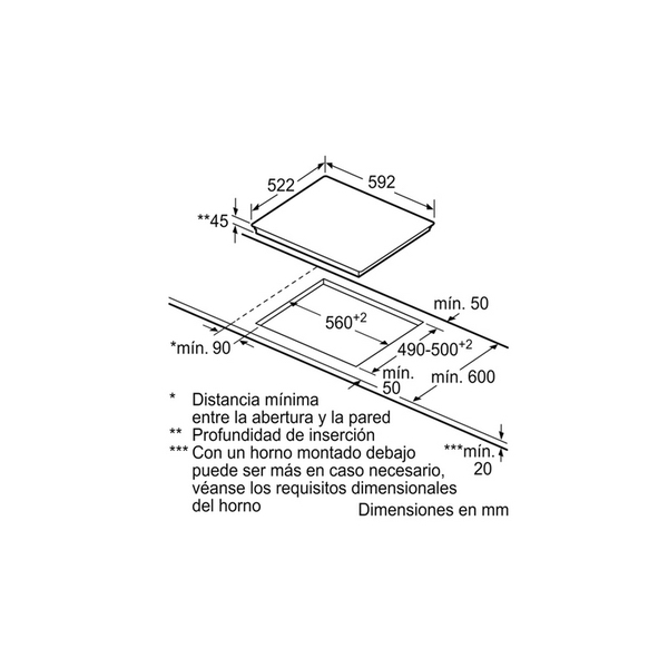 Bếp Điện Bosch HMH.PKK651FP1E 3 Vùng Nấu Hồng Ngoại