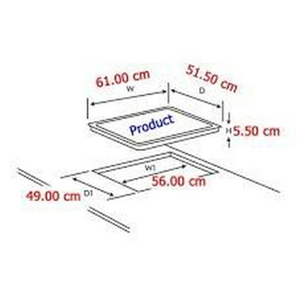 Bếp Từ Electrolux EHED63CS - 4 vùng nấu