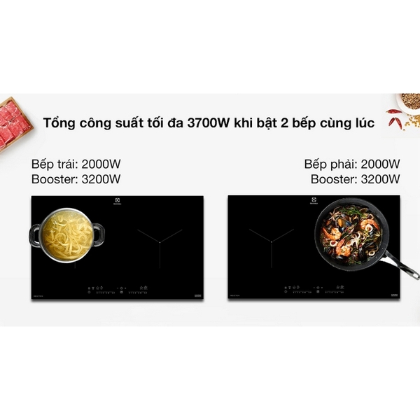 Bếp Từ Electrolux EHI7280BB - 2 vùng nấu