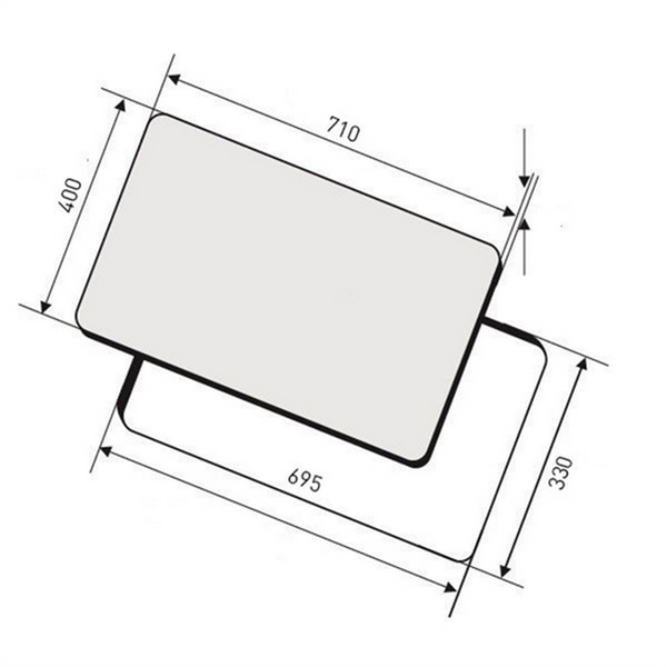 Bếp Điện Từ Elica H3 EIH7520BL 2 Vùng Nấu
