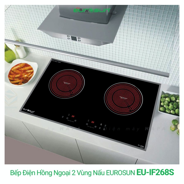 Bếp Hồng Ngoại Eurosun EU-IF268S 2 Vùng Nấu - Nhập Khẩu Malaysia