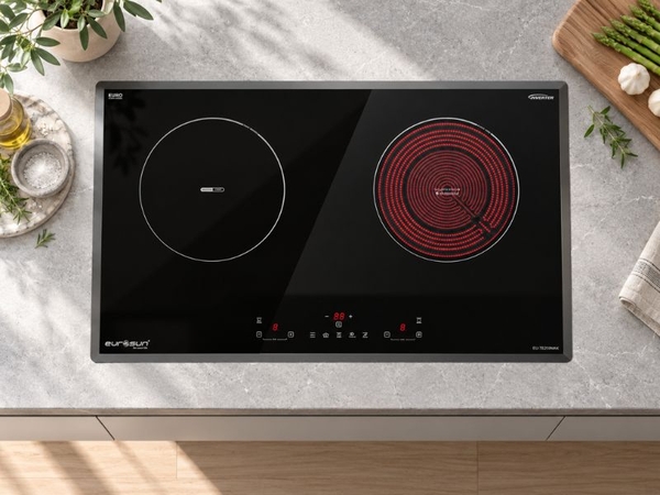 Bếp Điện Từ Eurosun EU-TE259MAX 2 Vùng Nấu - Nhập Khẩu Malaysia