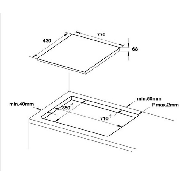 Bếp Từ Hafele HC-IF77A 536.61.555