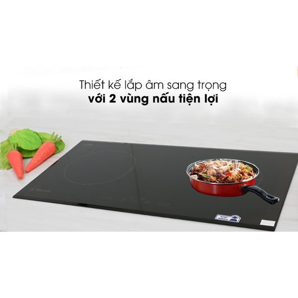 Bếp Điện Từ Malloca MH-02I D Kết Hợp Hồng Ngoại