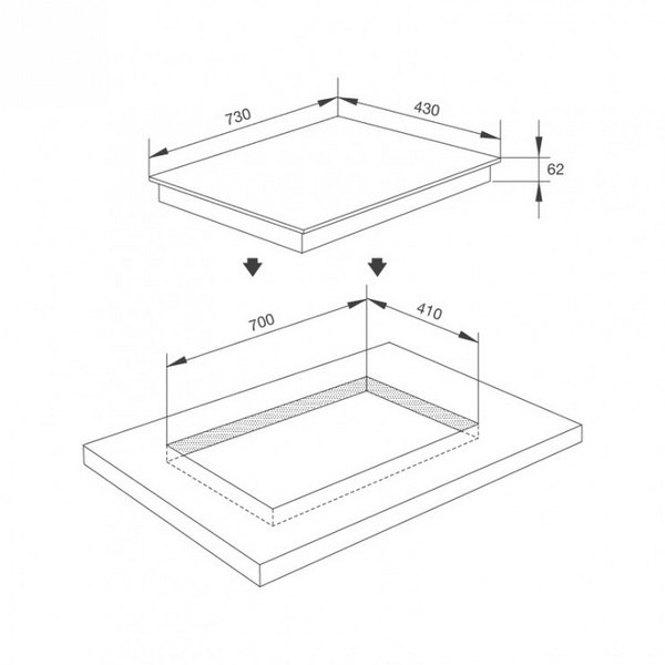 Bếp Điện Từ Malloca MH-7311 IR Kết Hợp Hồng Ngoại