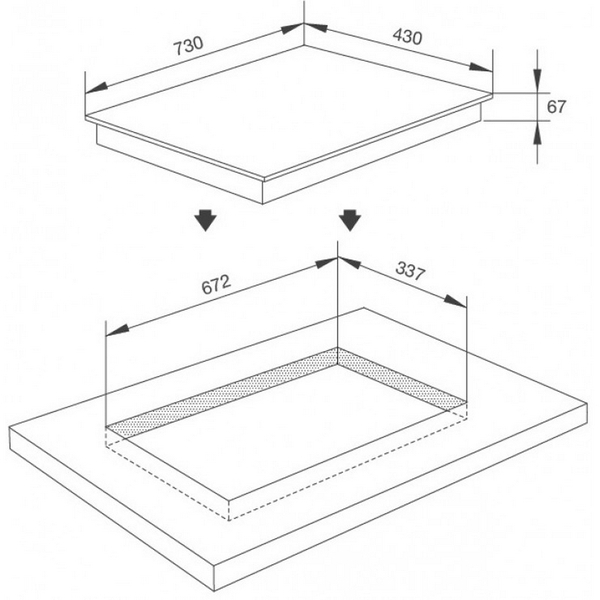 Bếp Từ Malloca MI 732 SL - Mặt Kính 2 Bếp