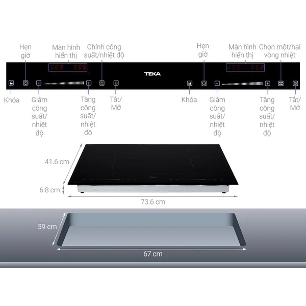 Bếp Điện Từ Teka HIC7322S ICT6501SP