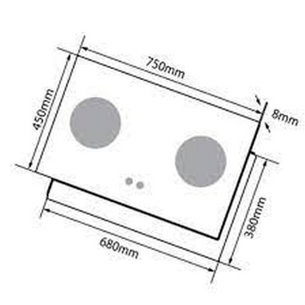 Bếp Gas Âm Canzy CZ 268 Caro