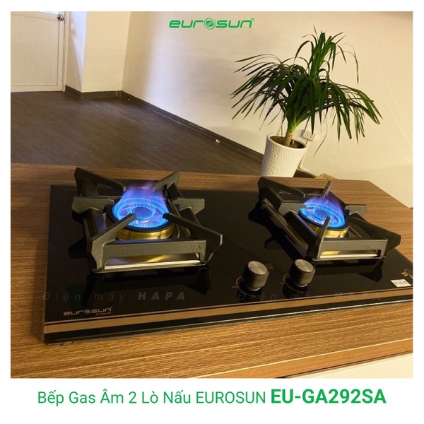 Bếp Gas EUROSUN EU-GA292SA Cao Cấp 2 Vùng Nấu, 100% Đồng ITALY