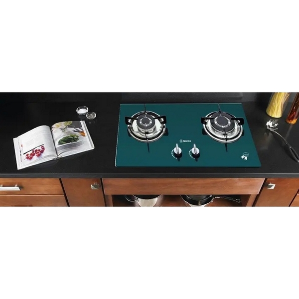 Bếp Gas Malloca AS 9102G - Mặt Kính 2 Bếp