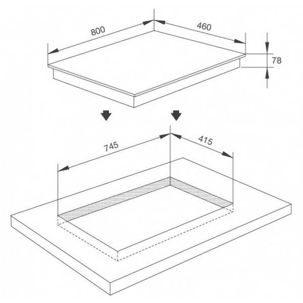 Bếp Gas Malloca AS 9103B - Mặt Kính 3 Bếp