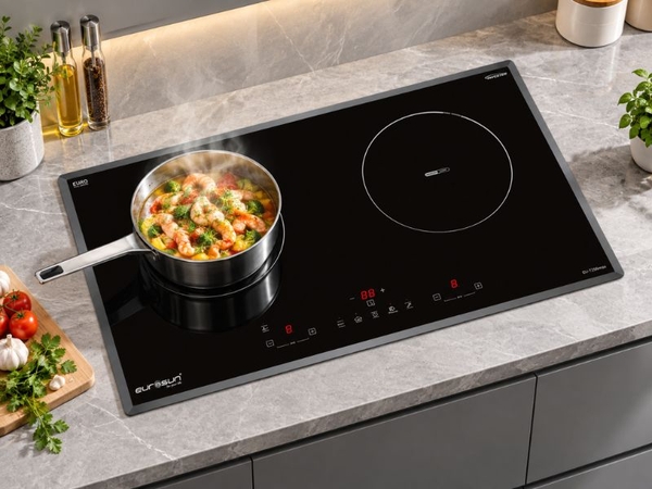 Bếp Từ Đôi Eurosun EU-T256MAX 2 Vùng Nấu - Nhập Khẩu Malaysia