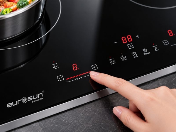 Bếp Từ Đôi Eurosun EU-T256MAX 2 Vùng Nấu - Nhập Khẩu Malaysia