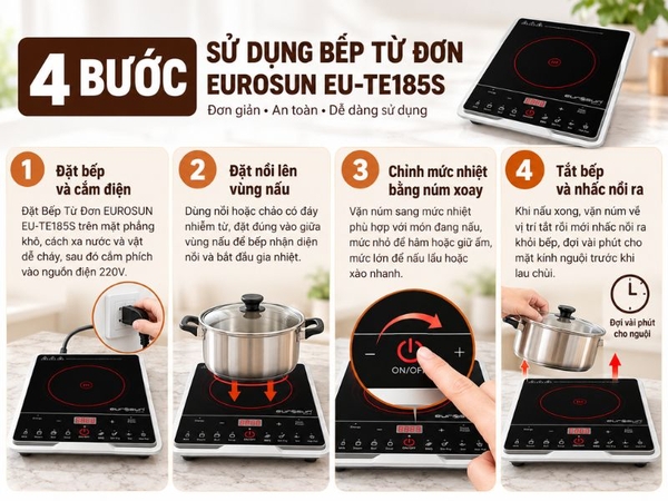 Bếp Từ Đơn EUROSUN EU-TE185S