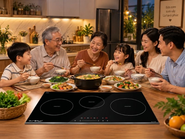Bếp Từ EUROSUN EU-T318 3 Vùng Nấu - Nhập Khẩu Malaysia