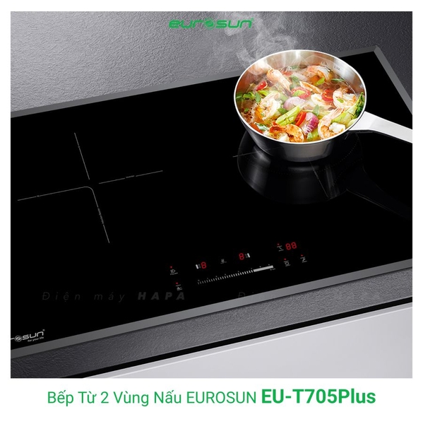 Bếp Từ EUROSUN EU-T705PLUS Series 4.0 2 Vùng Nấu - Nhập Khẩu Malaysia
